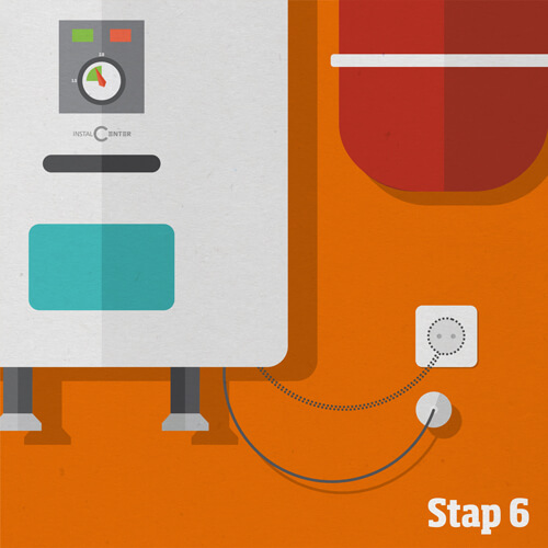 Stap 6 radiator ontluchten