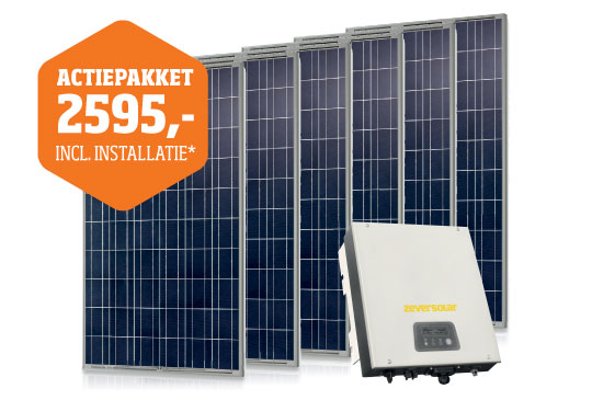 Zonnepanelen actiepakket