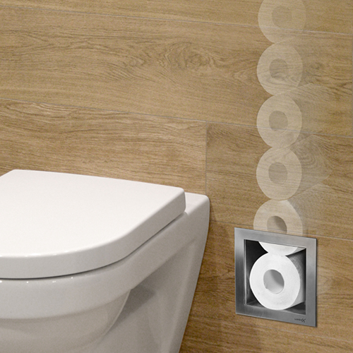 LoooX opbergsysteem voor toiletrollen